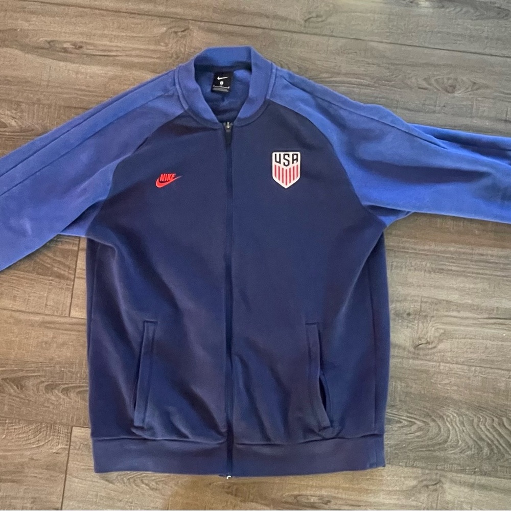 Nike Men's USMNT Soccer Fleece Warmup Jacket Size Medium